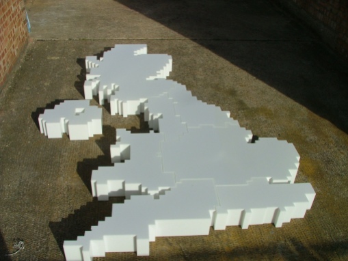 3D Map of Great Britain