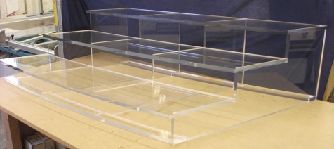 Clear Perspex Stairs for well known TV Show