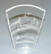 Curved Perspex award