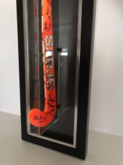 Clear case to hold signed Hockey Stick
