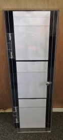Lockable Display Cabinet with Literature Holders
