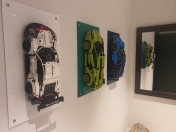 Lego Car Mounts for bespoke hanging display